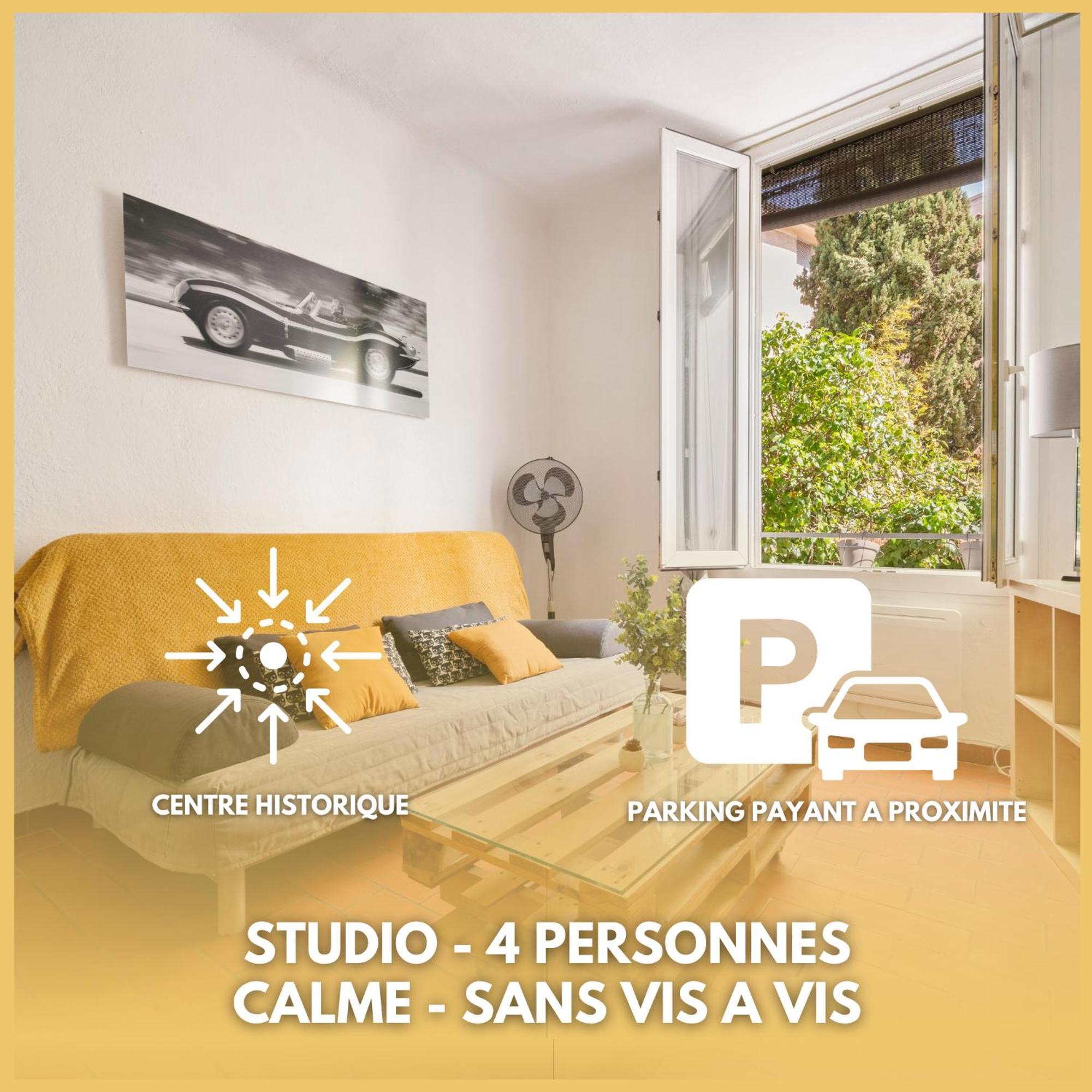 Studio - Coeur D'Aix En Provence - Calme - Sans Vis-A-Vis Aix-en-Provence Eksteriør billede